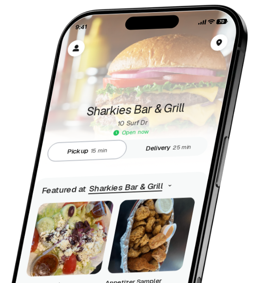 Sharkies Bar & Grill app preview