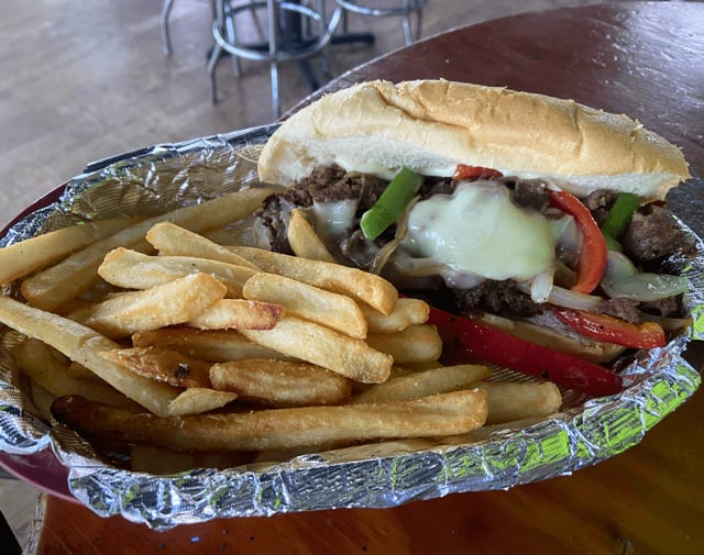Philly Steak Sandwich.