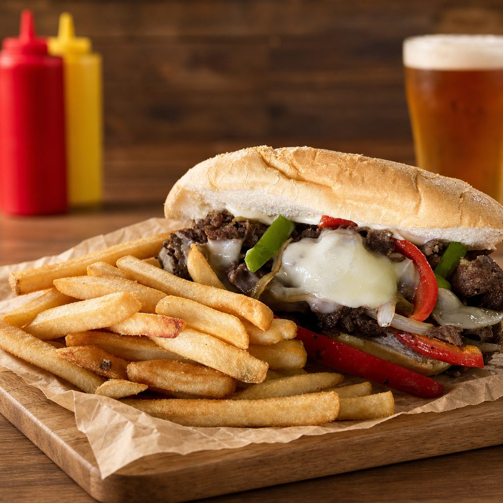 Philly Steak Sandwich.