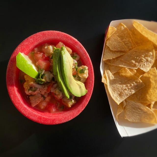 Shrimp Ceviche.